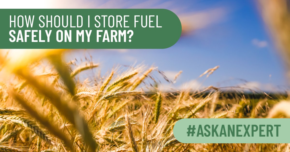 #AskAnExpert: How should I store my fuel tank on my farm? If you’ve got questions, we’ve got the answers. Find out more about safe and secure fuel storage here: ow.ly/Tu6Y50QS3VK