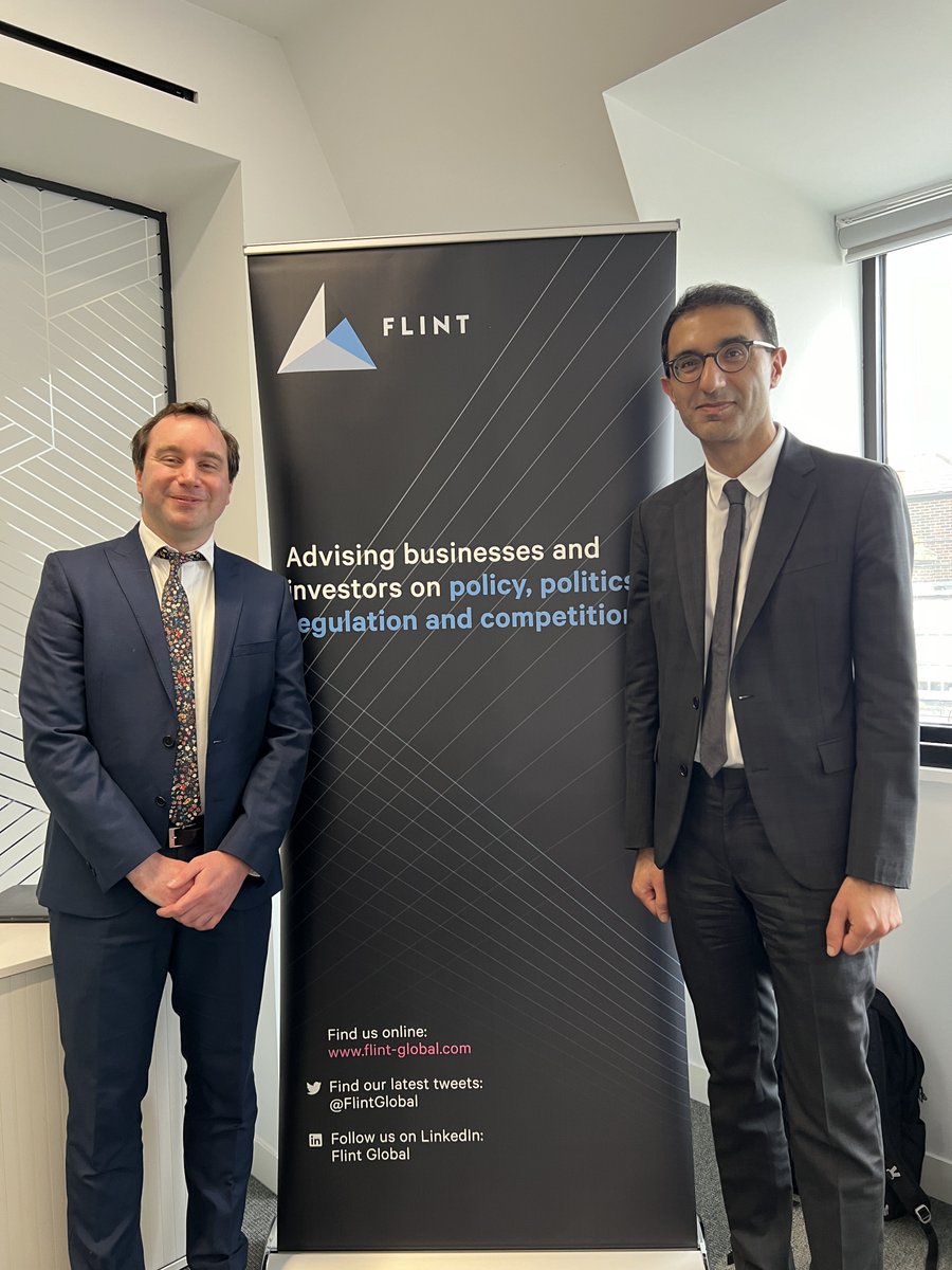 This morning we had the pleasure of welcoming @emranmian for a Flint breakfast event at our London office.