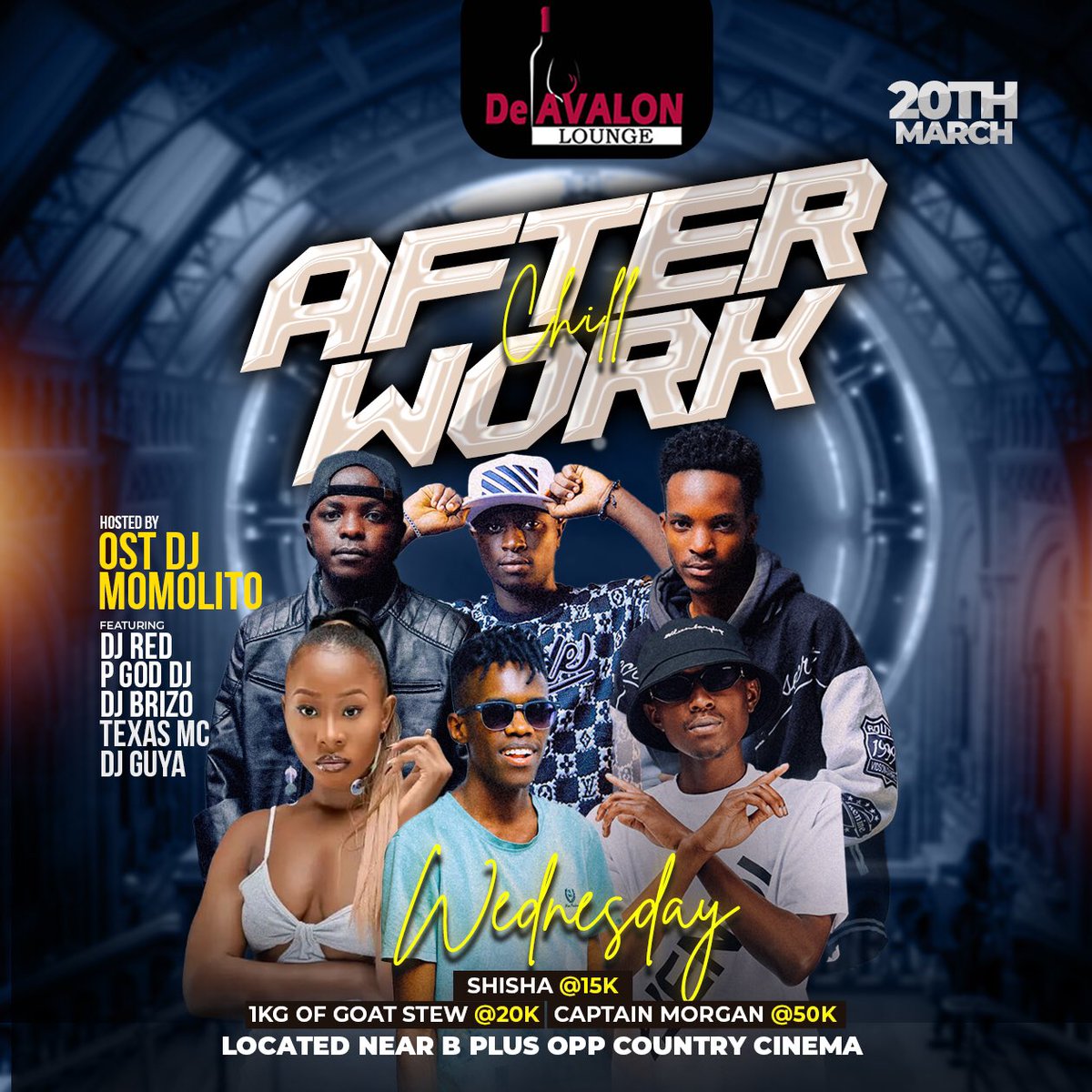 PGodDj's tweet photo. We party again like non this Wednesday #AfterWorkChillOut
@Clubavenue https://t.co/EfR5q7yaCO