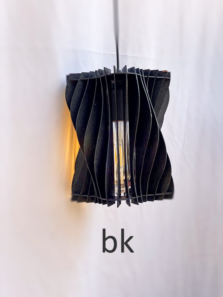 Lampshade. S: 240mmx160mm (N32,000) M: 310mmx210mm (N40,000). Material: Plywood. Finish: Matt Black. Custom colour and sizes available on request. #lighting #lampshade #lightingfixtures #lights #interiordecor #interiordesign #woodbending #ceilings #garden #outdoors
