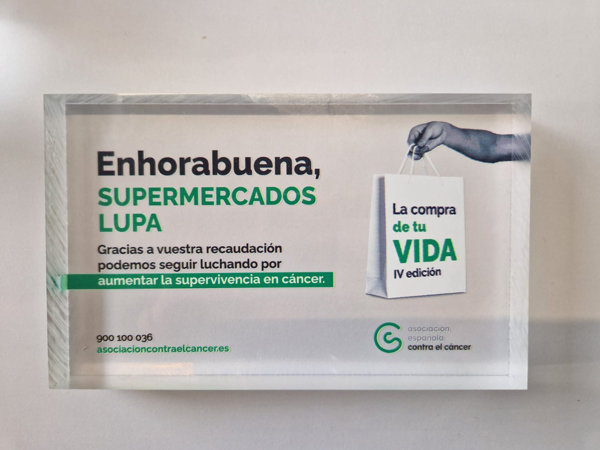ContraCancerCAN's tweet image. Muchas gracias a #semark y @Lupa_esp, por la IV edición de la compra de tu vida 💚
