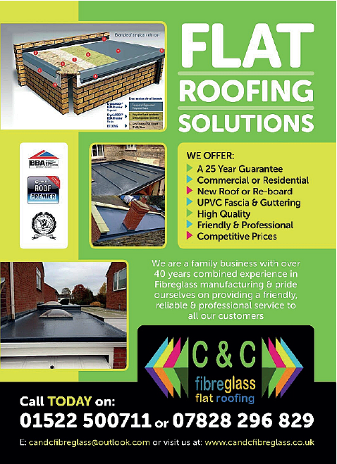 Are you Looking for a Local roofer?... If so, Give 'C&C' a call .... Please don't forget to mention 'Inside Lincs magazine' when contacting them. Thank you. Sherri x
