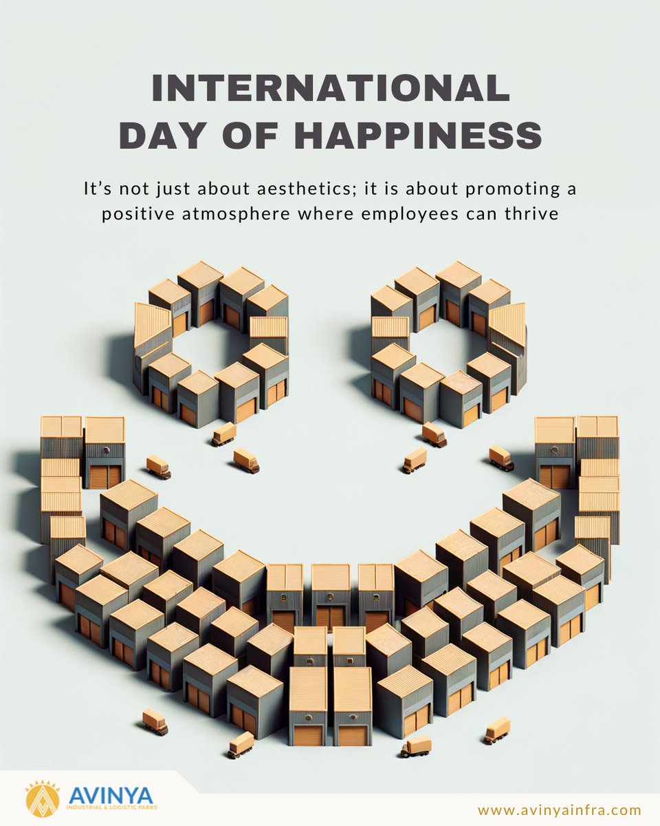 Avinyainfra's tweet photo. On this International Day of Happiness, let's reflect on what brings joy effortlessly. What's the one thing that never fails to make you happy?

#happiness #officeculture #positivevibes https://t.co/n7Ppv63zBY