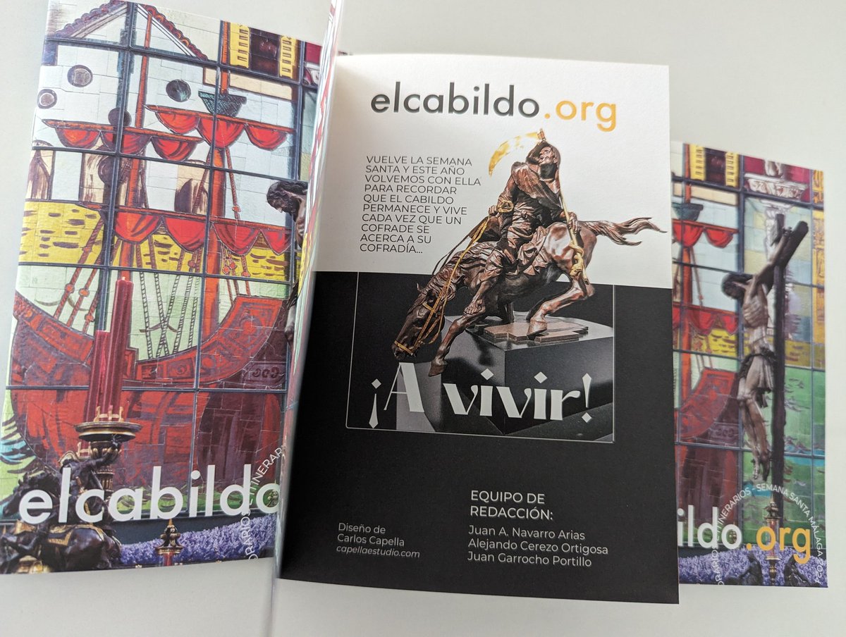 ¿Preparados para lo que viene? 🔔🔨

👉 Consigue tu ejemplar del #itinerarioElCabildo para ver las procesiones de la #SSantaMálaga24 y ¡A vivir! 

📍 elcabildo.org/itinerario-sem…