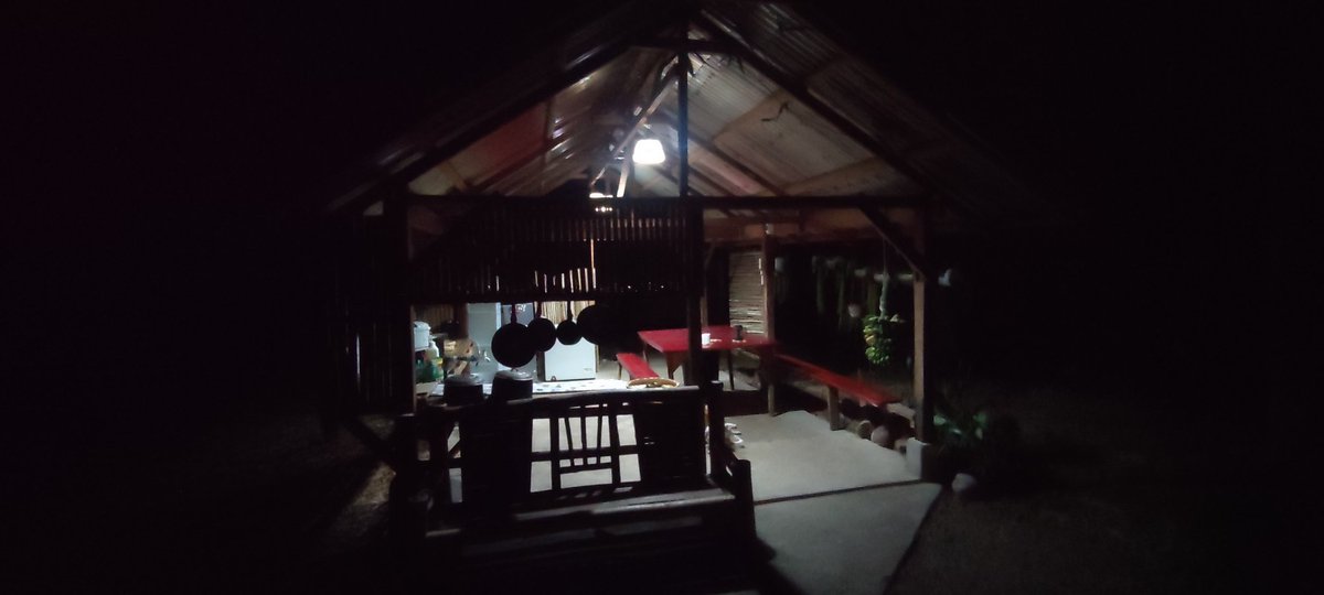 All the lighting is motion sensitive now. I'm extending that along all the paths. It's quite funky to have the light follow you around at night.