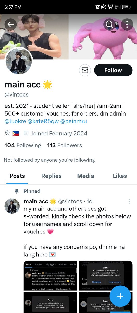 SungMyungWoo's tweet photo. Scammer alert!!!
3 Days lang tinagal ayaw na magreply.
@vintocs @luokre @jeonclicked 
#Scammer https://t.co/qNGpJyogmx