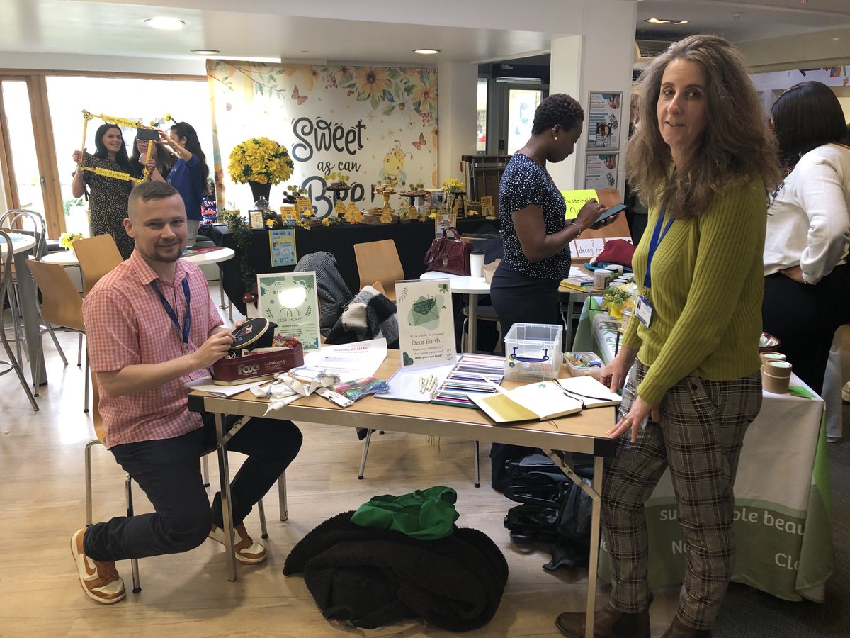 🌿Pop over to Laud today and join in with the Eco Fair. 😊Meet up with Kathy and Bob who are promoting a range of Stressless activities. You could learn how to make simple clothing fixes or write a letter to planet earth. @CCCUStudents