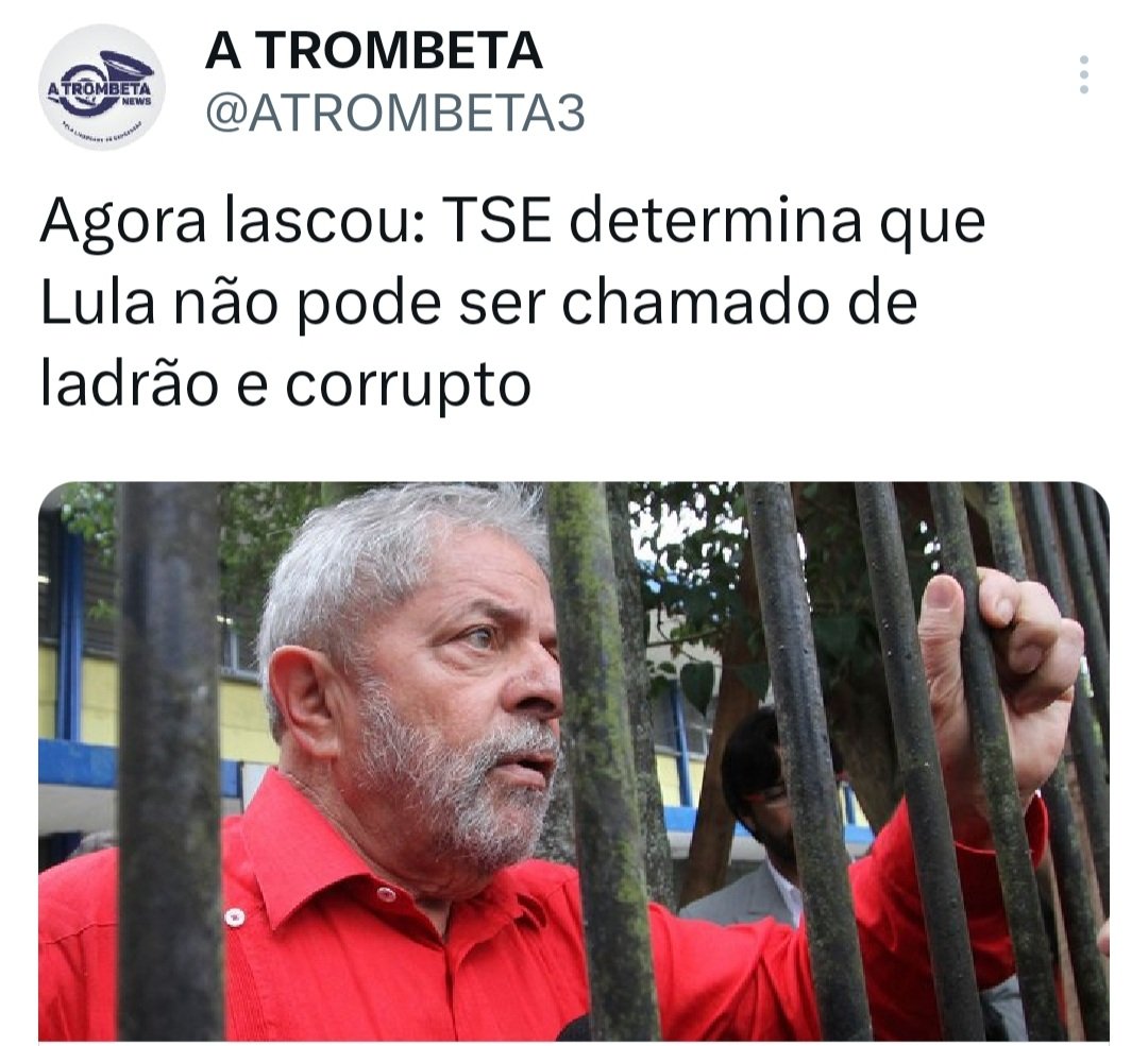 Hanna_The4's tweet photo. Oxiiiiii, agora L@scou...🤔
Quer dizer que o povo vai ser obrigado a dizer que o l@dr@o não é l@dr@o, e que ainda é honesto? https://t.co/pskrRQuSMo