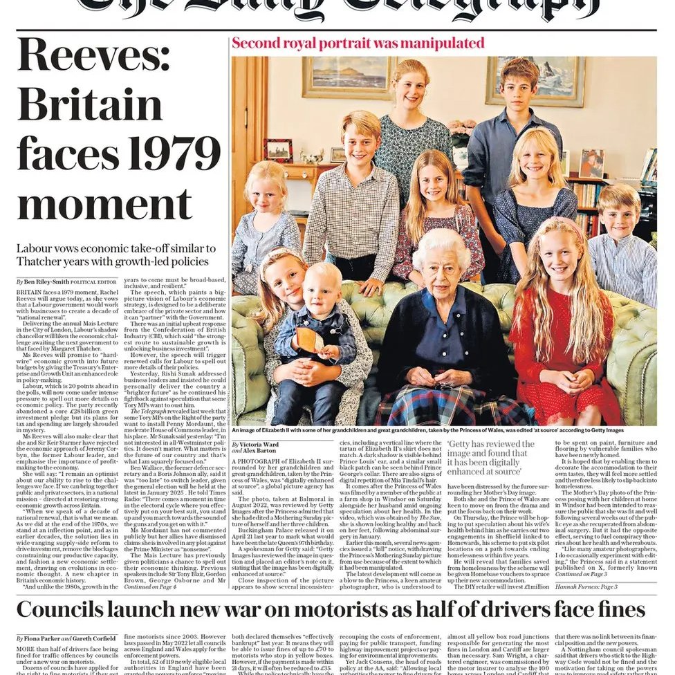 AnnJohn30914404's tweet image. Thatcherism? In today's speech Reeves will promise a 1979 moment, referring to the election of Thatcher that year. She plans to promise a decade of national renewal, working with business to create a decade of national renewal 'hardwiring economic growth into future budgets'. 😮