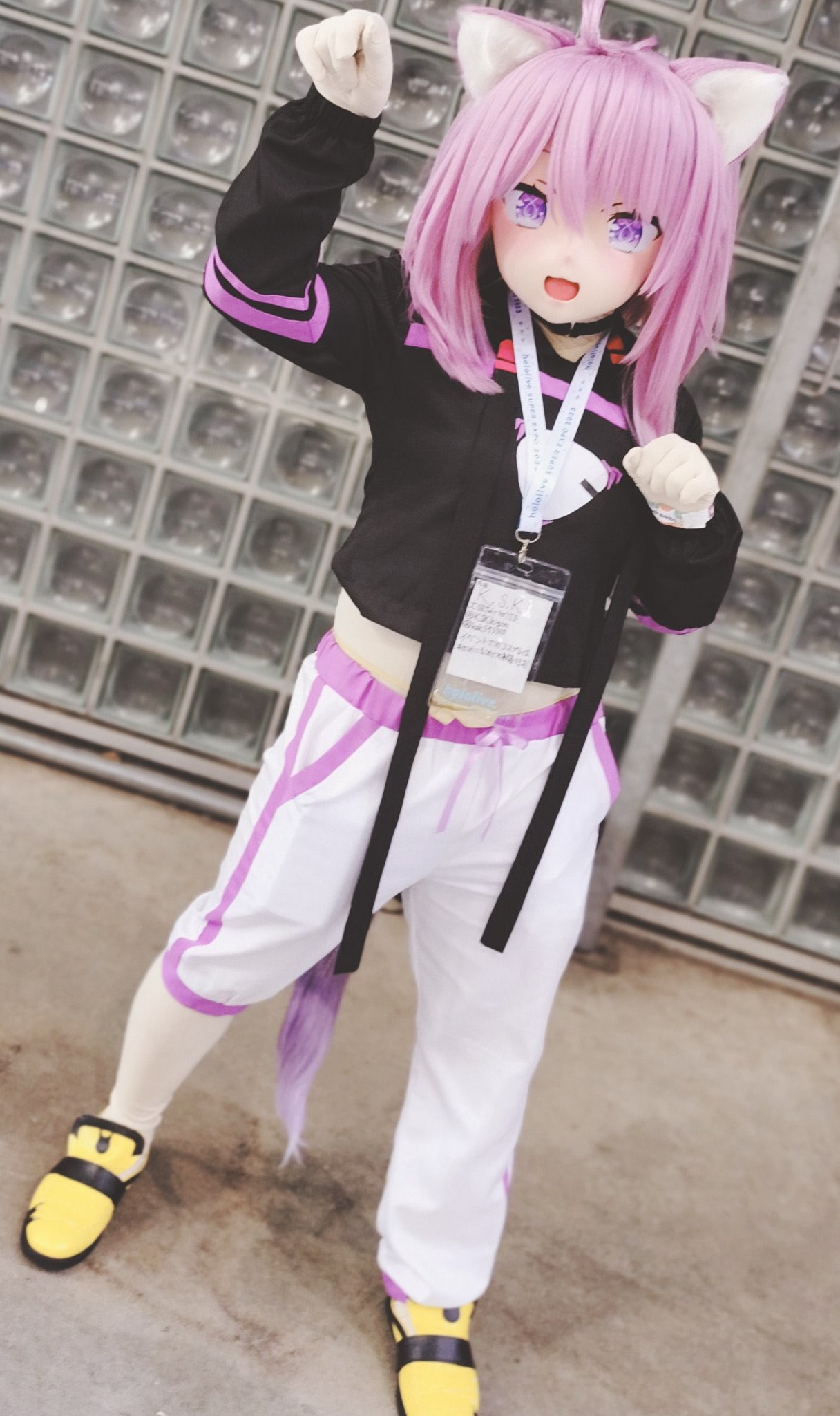 ホロライブ 猫又おかゆ 全頭面・硬質マスク 着ぐるみkigurumi コスプレ ホロライブ 猫又おかゆ 全頭面・硬質マスク 着ぐるみkigurumi コスプレ