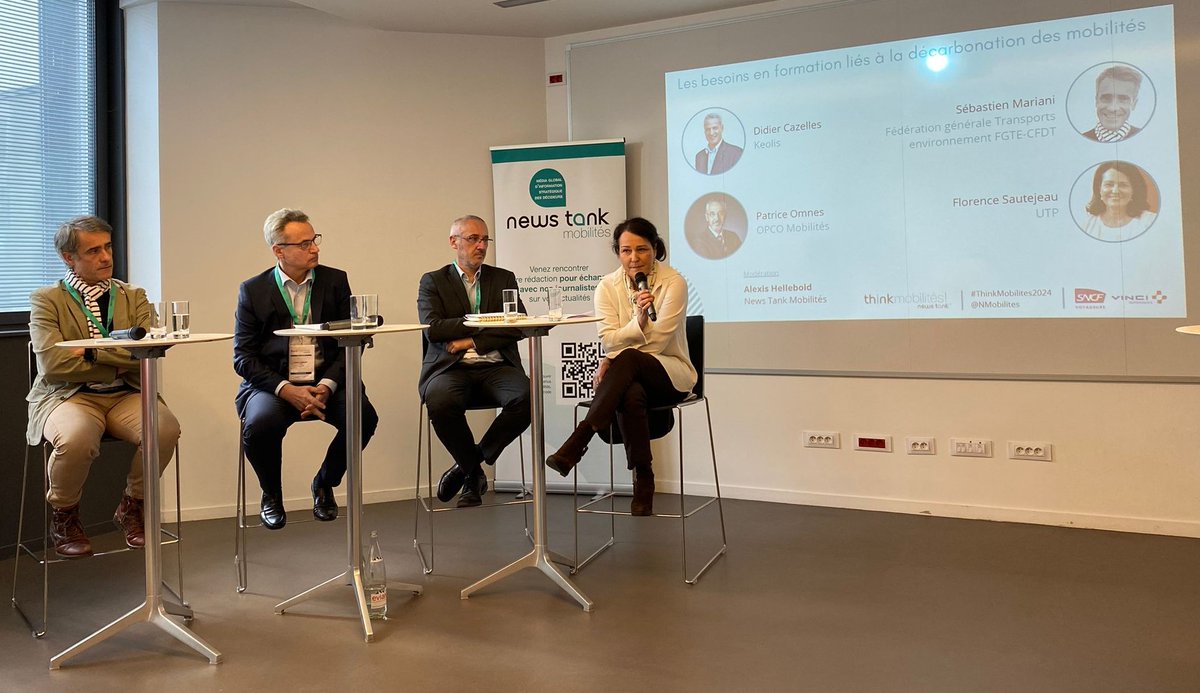 UTPF Union des Transports Publics et Ferroviaires (@utp_fr) on Twitter photo 🎙️La DG de l’UTP Florence Sautejeau intervient au colloque #ThinkMobilités2024 de <a href="/NMobilites/">News Tank Mobilités</a> sur la #décarbonation
➡️ ➕ de 1️⃣0️⃣0️⃣0️⃣0️⃣0️⃣ #recrutements d’ici 2030! Les transports publics urbains & ferroviaires en ordre de marche pour développer les outils de formation adaptés. 🎙️La DG de l’UTP Florence Sautejeau intervient au colloque #ThinkMobilités2024 de <a href="/NMobilites/">News Tank Mobilités</a> sur la #décarbonation
➡️ ➕ de 1️⃣0️⃣0️⃣0️⃣0️⃣0️⃣ #recrutements d’ici 2030! Les transports publics urbains & ferroviaires en ordre de marche pour développer les outils de formation adaptés.