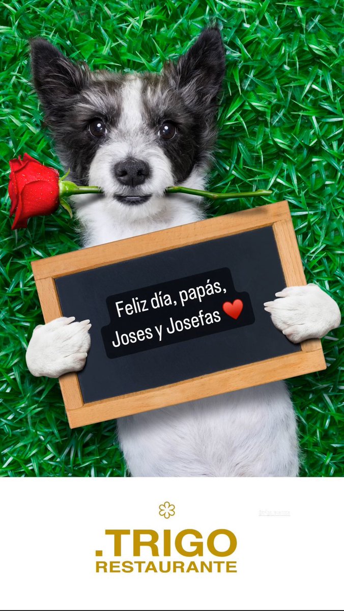 Feliz día, papás, Joses y Josefas ♥️