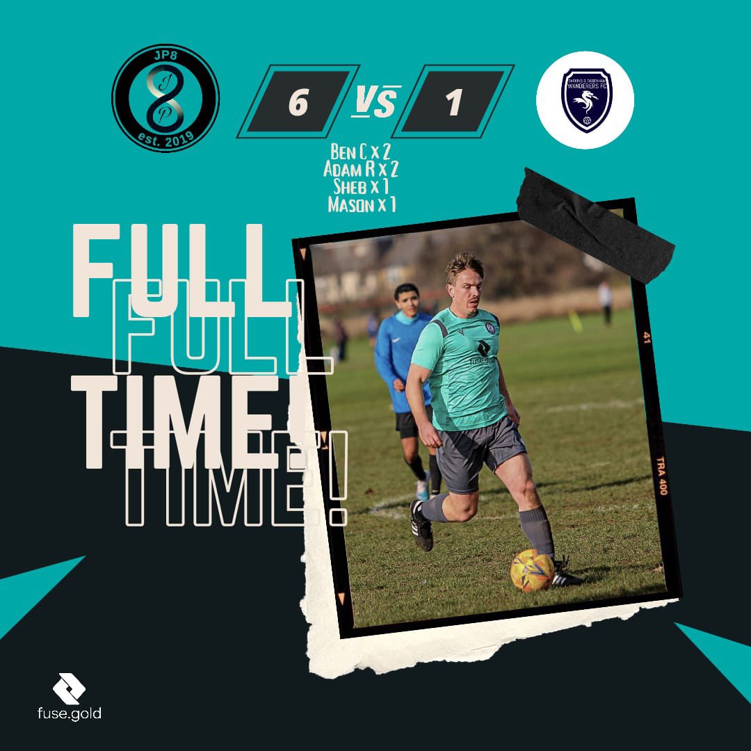 Sundays result 

Sunday we took on <a href="/BDW_FC/">B&D Wanderers FC</a> that are  2 leagues above us in a friendly due to no league fixture arranged.
This is good preparation for our final