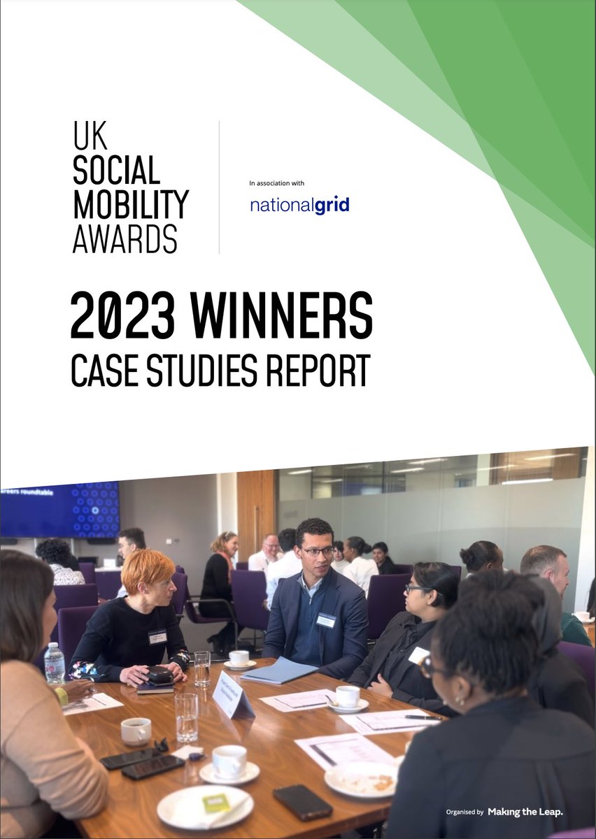 🆕OUT NOW: The SOMOs 2023 Winners' Case Studies Report is LIVE! The Report looks at the winners of the SOMOs across 11 categories, exploring the experiences & activities undertaken by winners to advance social mobility in 2022-23. Read the report here 👉 tinyurl.com/mu4myzdz