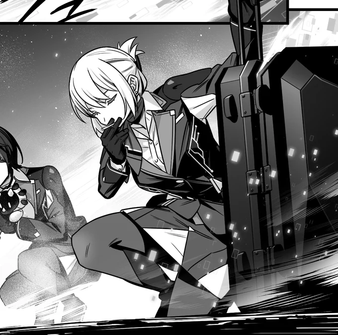 キャリーケースを盾とか鈍器とかにするSF漫画なんですよ 