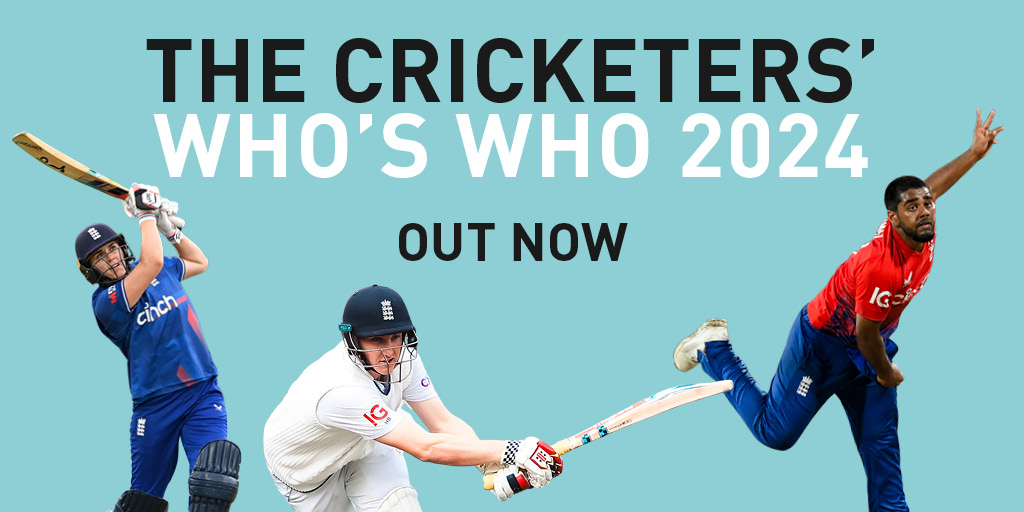 The Cricketer's Who's Who 2024 is out now in both print and digital. Print: thenightwatchman.net/buy/the-cricke… Digital: thenightwatchman.net/buy/the-cricke…