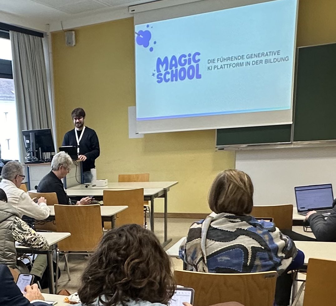 Today I had the opportunity to give a workshop about @magicschoolai at the @eeducation_at practical days in #Linz. Beside the great tools for #educators it was a great pleasure to introduce the brand new features of #magicstudent. #AI #AIinEducation #twlz