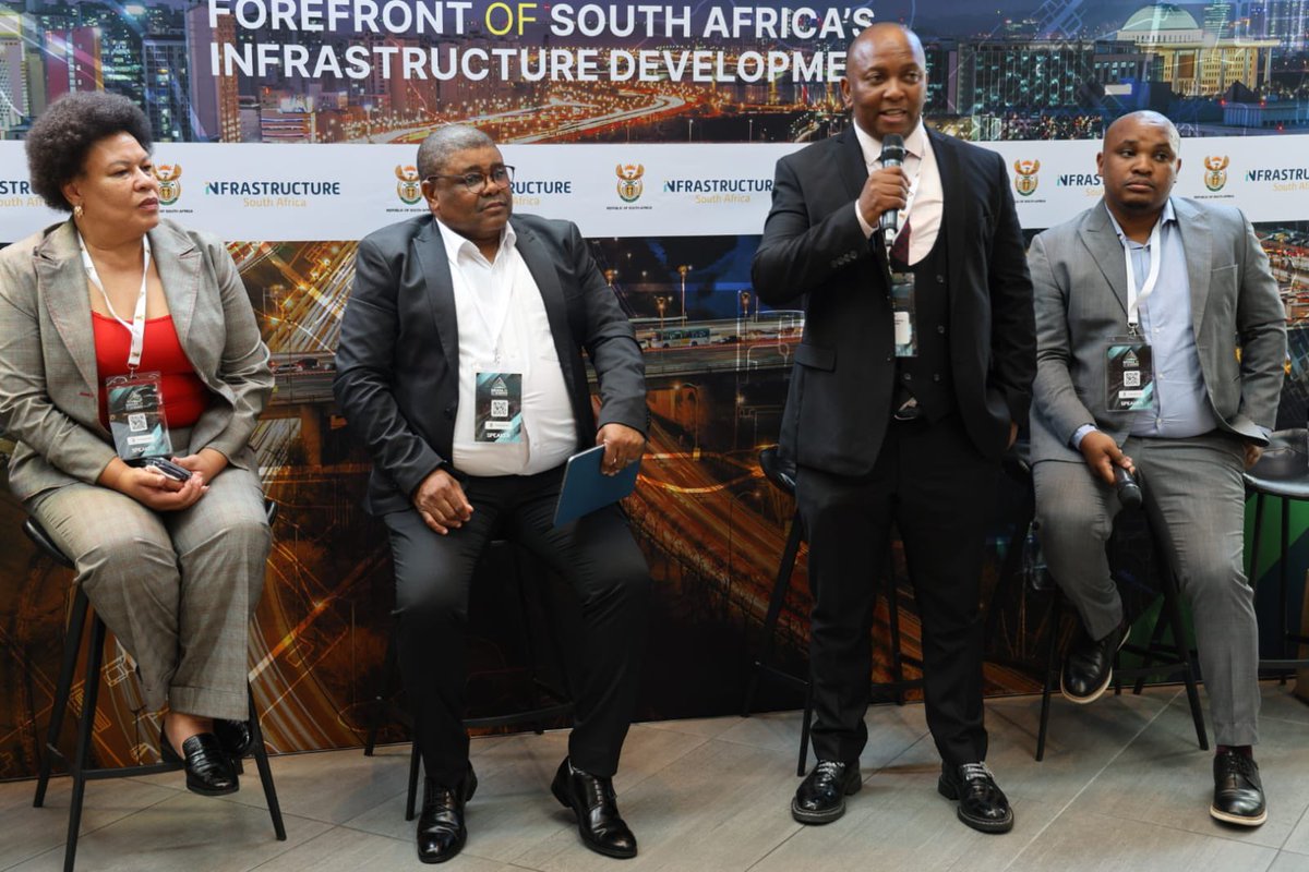 coegadevcorp's tweet image. Our Acting CEO, Mr. Themba Koza, is participating in a panel discussion on South African SEZs at the Sustainable Infrastructure Development Symposium South Africa 2024 at the Century City Conference Centre in Cape Town.
#coegadevcorp #infrastructuredevelopment #implementingagent