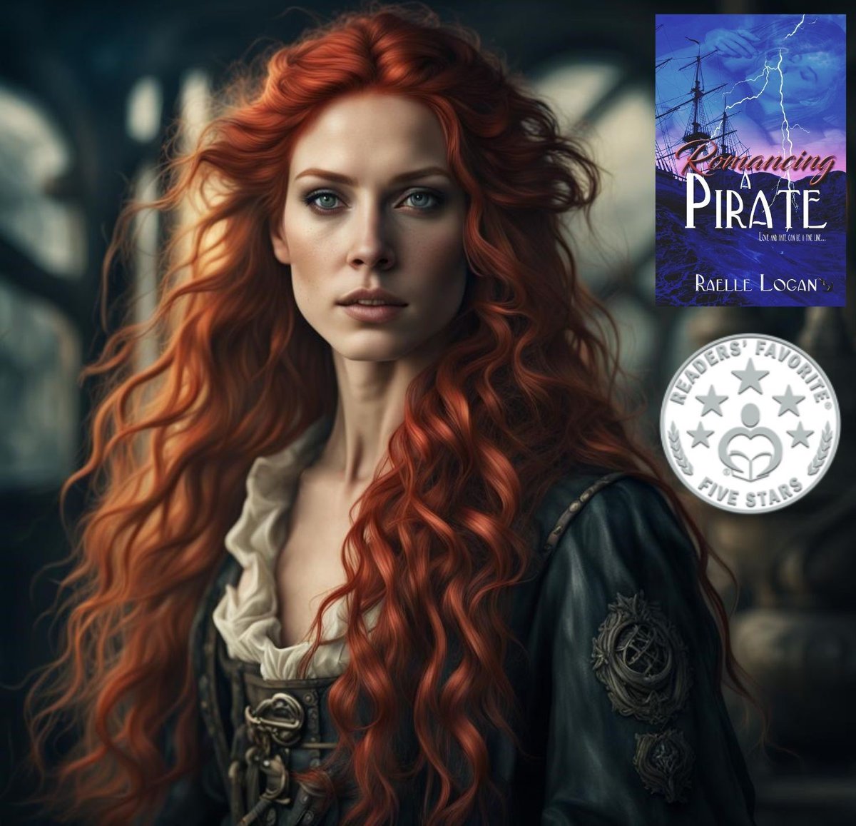 The key to a blood-stained treasure's tomb has lured three pirates on a deadly quest. Will the treasure's curse strike anew, claiming the lives of Lone Stafford and the only man she could ever love, the pirate Hunter Draylin. #romance #HistoricalFiction amazon.com/author/raellel…