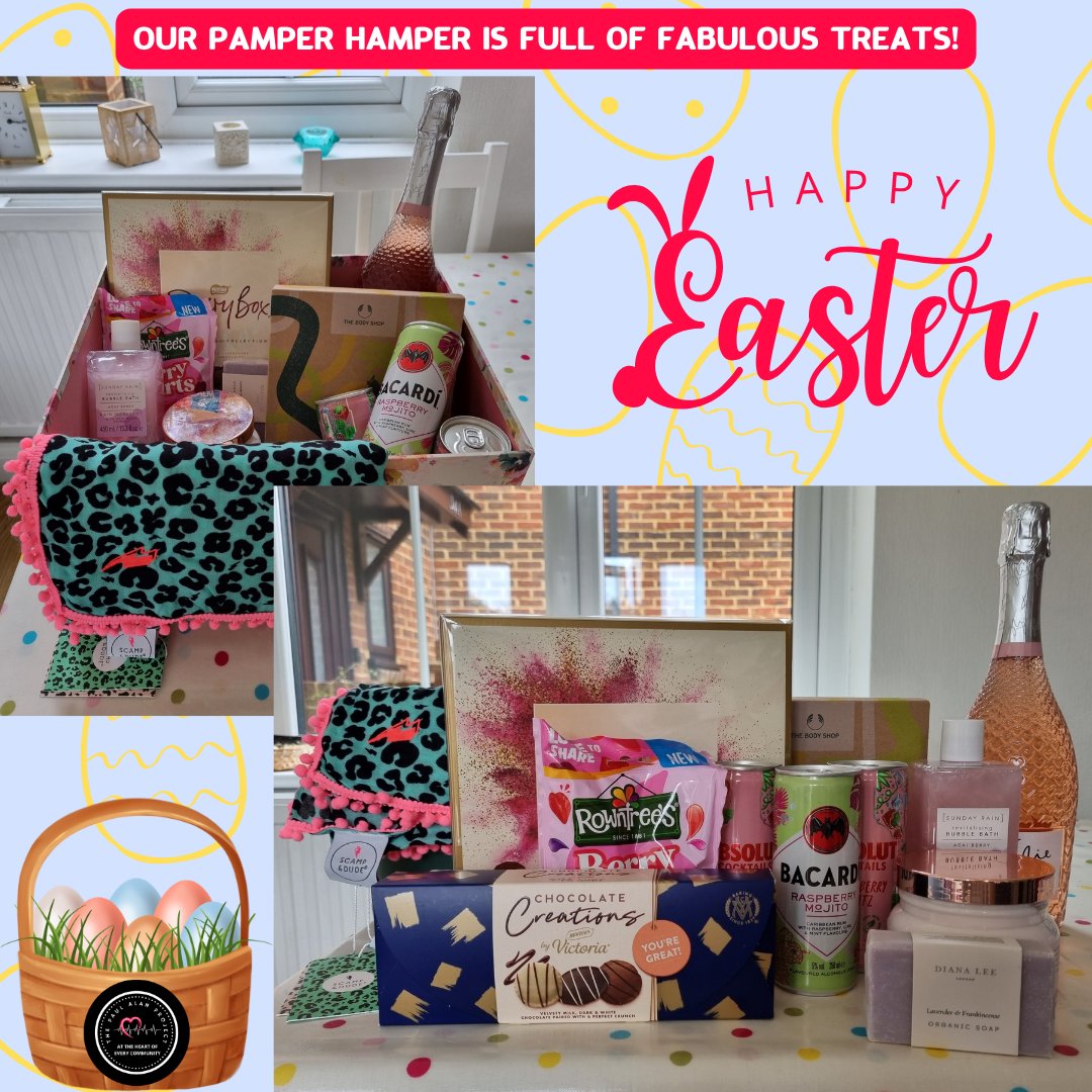 Have you seen our fabulous Easter raffle? Scroll across the pics to see our Easter treats hamper with a signed @FulhamFC dippy egg board signed by @timream5 @alexiwobi @bobbyreid93 and João Palhinha. We also have a gorgeous pamper hamper. Both hampers are worth over £50 #ffc