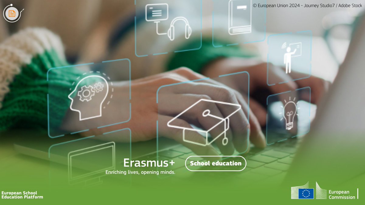 The European School Education Platform brings you a MOOC series to unlock the power of teachers' digital competence! Explore all six courses aligned with the European Digital Competence Framework for Educators. 

Register now to all upcoming courses 🔗bit.ly/UnlockingthePo…