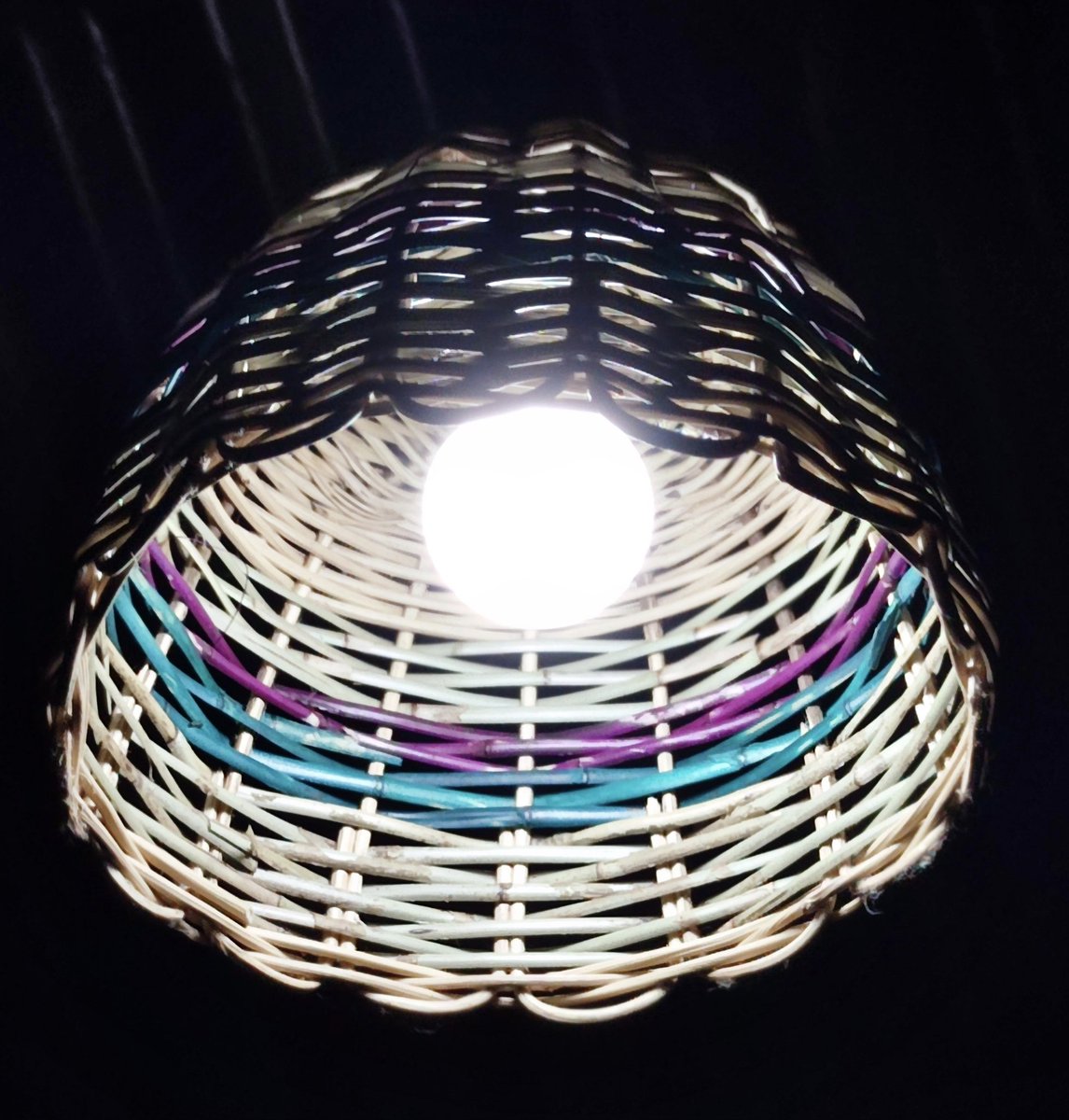 Done a lot of little touches. Baskets for lampshades is just an example.