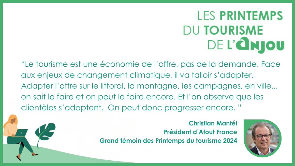 😎Les Français continuent de partir en vacances. Les clientèles étrangères sont de + en + nombreuses à visiter la France. Si les chiffres du #tourisme sont encourageants, il reste des défis à relever, comme l'adaptation au #changementclimatique. ⬇️