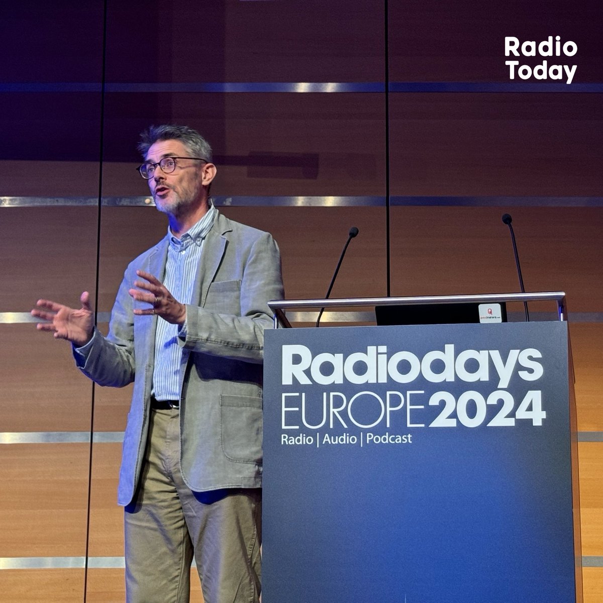 Great to see <a href="/jamescridland/">James Cridland</a> sharing more AI tools for radio stations <a href="/RadiodaysEurope/">Radiodays Europe</a> #RDE24