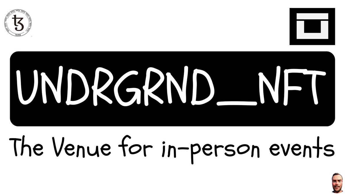 𝗗𝗲𝘀𝗽𝗶𝘁𝗲 𝗯𝗲𝗶𝗻𝗴 𝗮 𝗪𝗲𝗯𝟯 𝗽𝗿𝗼𝗷𝗲𝗰𝘁, <a href="/UNDRGRND_NFT/">UNDRGRND</a> 𝘀𝘁𝗶𝗹𝗹 𝗿𝗲𝗾𝘂𝗶𝗿𝗲𝘀 𝗮 𝗽𝗵𝘆𝘀𝗶𝗰𝗮𝗹 𝘃𝗲𝗻𝘂𝗲 𝗳𝗼𝗿 𝗶𝗻-𝗽𝗲𝗿𝘀𝗼𝗻 𝗲𝘅𝗵𝗶𝗯𝗶𝘁𝗶𝗼𝗻𝘀.

🔶<a href="/NFTjoe/">Joe</a> stated in a space with <a href="/tezos/">Tezos</a> : “I participated in an IRP event and felt the need to hug the