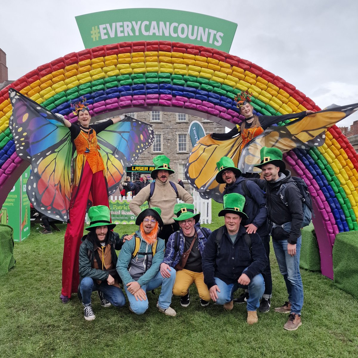 Made from over 1,500 recycled cans, the #EveryCanCounts Rainbow was created in partnership with @Loreto_Green to highlight the importance of recycling drink cans during the @stpatricksfest celebrations! ♻️🇮🇪