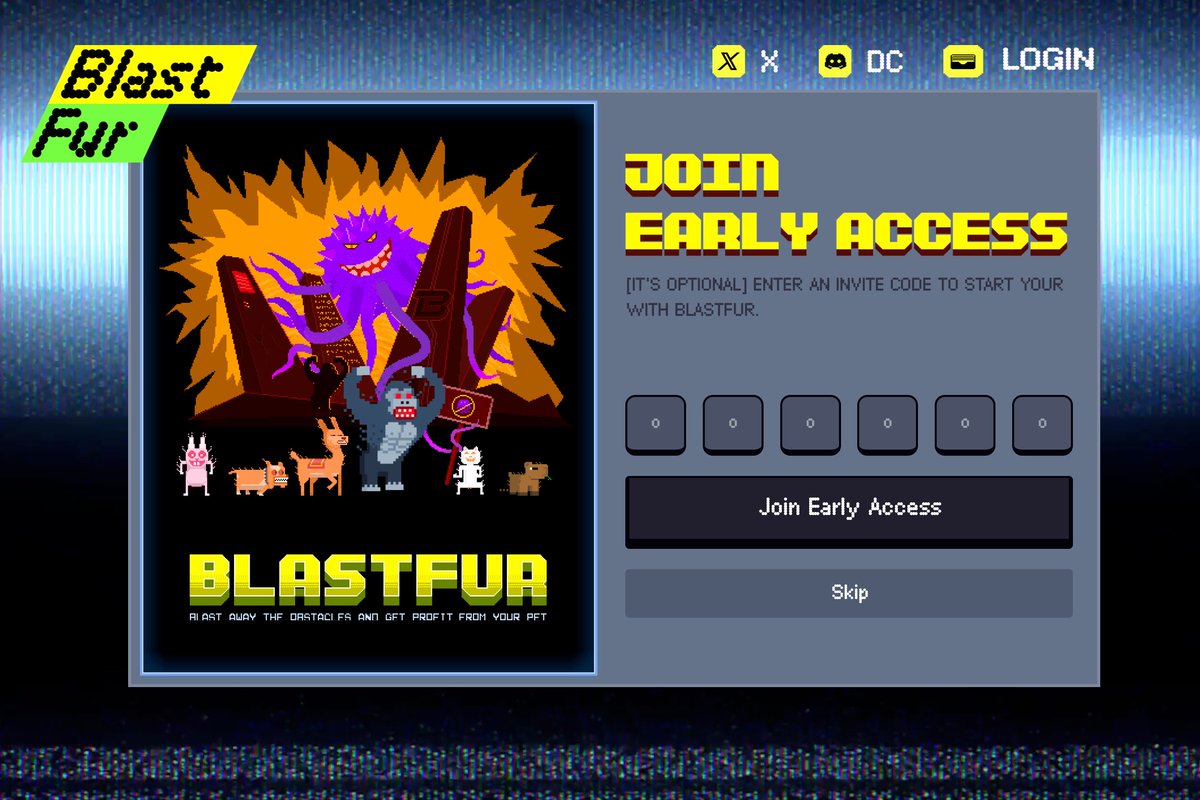 BlastFur's tweet photo. 🐾 #BlastFur Early Access is here! 🚀✨ @Blast_L2

💥Go and get your own pet and $BF: https://t.co/4lzw6FdNyL

Complete the newbie tasks, invite friends and unleash your inner pet love to soar past the competition together. It's time to embark on an adorable and explosive journey with BlastFur! 🐱

Remember to use the invitation code to get higher benefits👀 #Blast #giveaway