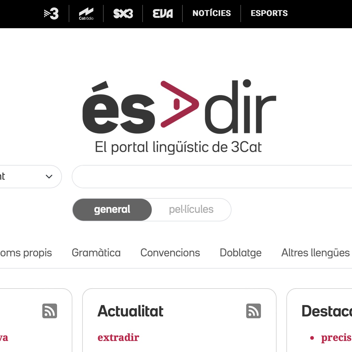 jponspuig's tweet photo. 📢 L'ésAdir de @LlenguaTV3CR estrena web!
https://t.co/JvGE6Demkl https://t.co/yl1nPYMAKI