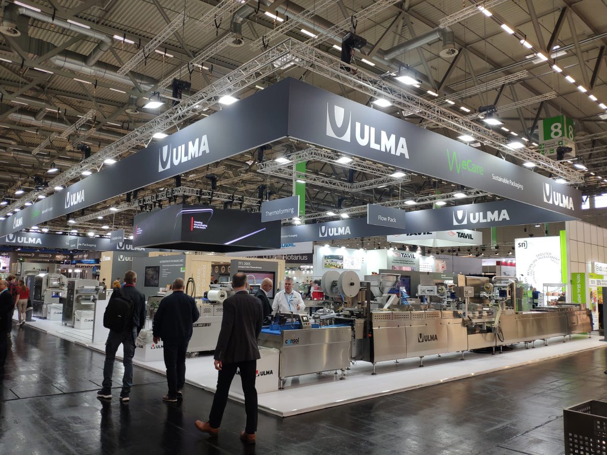 ulmapackaging's tweet photo. First day at @anugafoodtec 🤖!
📌 We hope to see you at Hall 8.1 | Stand A020 – B039!
#ULMAPackaging #Packaging #Anuga2024 #AnugaFoodTec https://t.co/UVAyRoHzd1