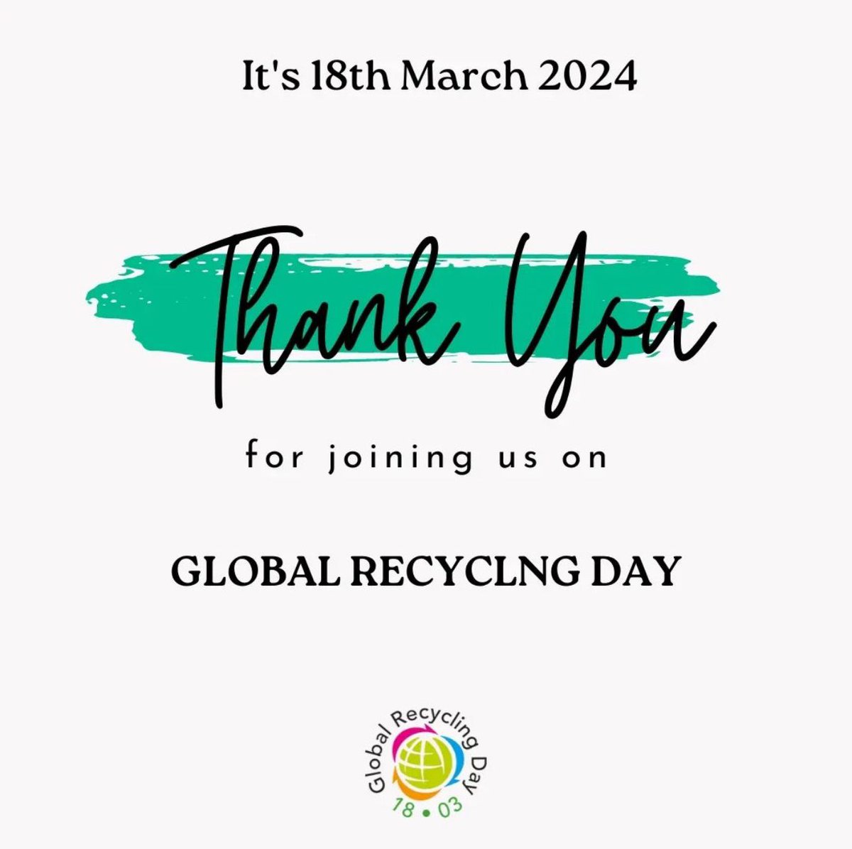 #ThankYou #Youth #Schools #Universities #NGOS #Institutions #Businesses #Corporates #Municipalities #TradeAssociations #MediaColleagues #Editorials #Magazines for sharing stories celebrating #GlobalRecyclingDay. BY working #together #WeCreateSolutions Your #Steps are important.