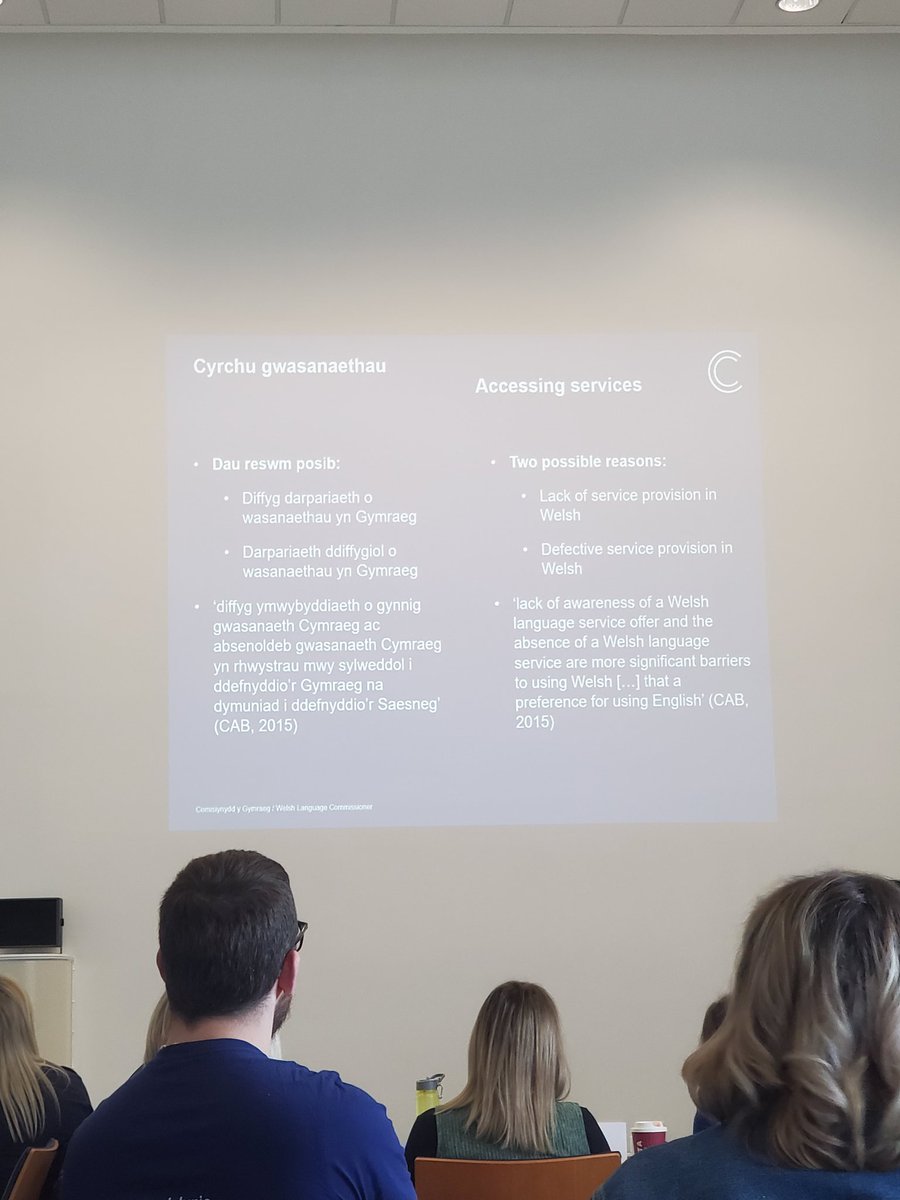 @osianelias  is talking at the #LanguageMatters roadshow in St Asaph today, sharing how it is our responsibility as public service providers to enable people to use services in the language of their choice... it is not users responsibility to figure out how to access our servcies