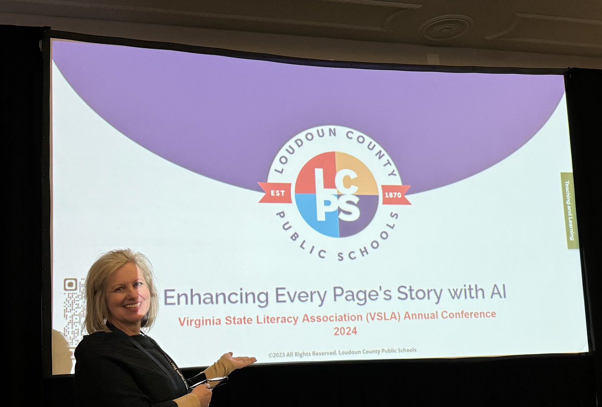 Kathy Nekic (@cslcps) on Twitter photo Getting ready for another great day at VSLA! Had a wonderful time sharing different AI tools to support literacy planning! The future is bright. <a href="/csforlcps/">Loudoun County Computer Science Office</a> <a href="/VSLAToday/">Virginia State Literacy Association</a> Getting ready for another great day at VSLA! Had a wonderful time sharing different AI tools to support literacy planning! The future is bright. <a href="/csforlcps/">Loudoun County Computer Science Office</a> <a href="/VSLAToday/">Virginia State Literacy Association</a>