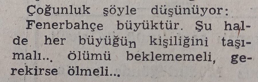 Müthiş! Tam da bugünlere göre...

İslam Çupi | Akşam Gazetesi - 08.08.1962