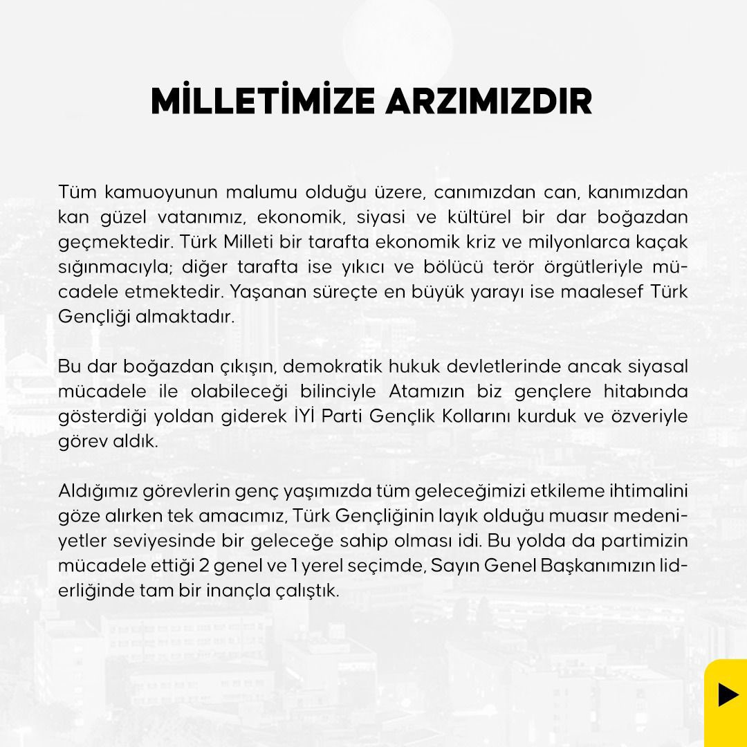 zgrrcann's tweet photo. MİLLETİMİZE ARZIMIZDIR 

"Mansur YAVAŞ'ın hukukuna tüm cesaretimiz ve gençliğimizle sahip çıktığımızı ifade etmek isteriz." 
 @mansuryavas06 https://t.co/JhhaZWJJji