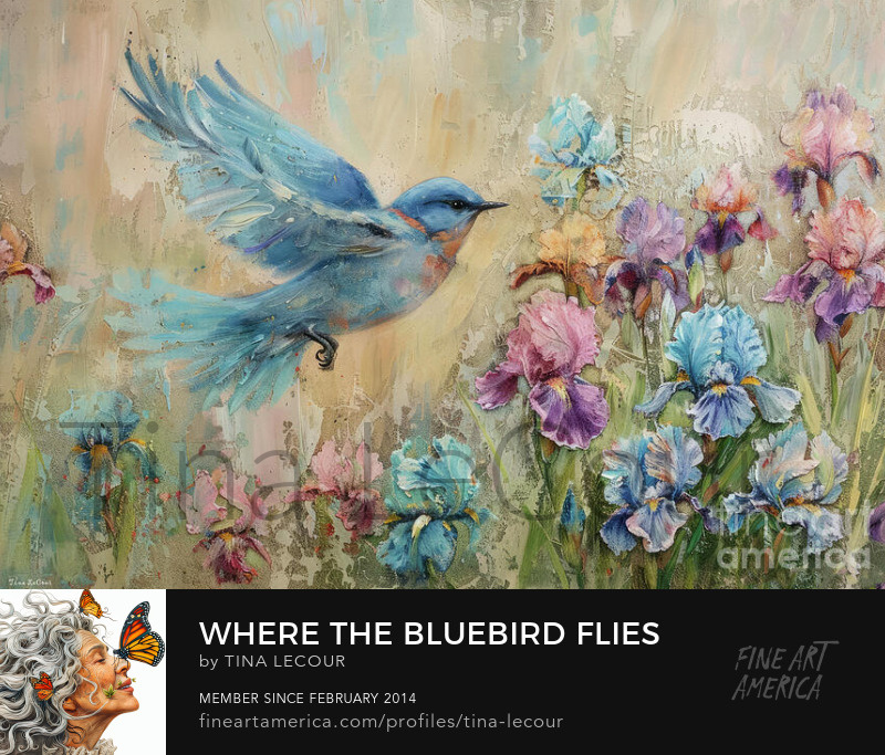 Where The Bluebird Flies...Can be purchased here..tina-lecour.pixels.com/featured/where… #birds #birdwatching #spring #wallartforsale #homedecor #homedecorideas #homedecoration #interiordesign #interiordesigner #interiordecor #gifts #giftsforher #giftideas #giftidea #greetingcards #GIFTNIFTY