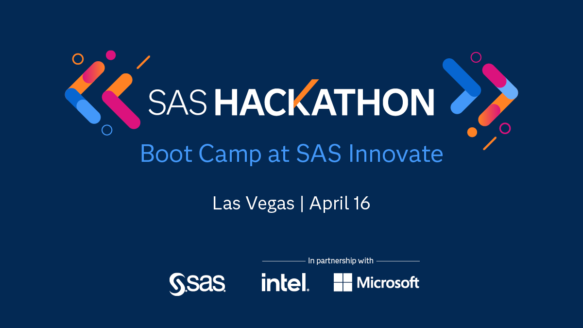 lyse_n's tweet photo. During #SASInnovate in Las Vegas, participants can join the #SASHackathon boot camps for a chance to create the next big thing in a short time frame. Here are 🖐️ things you need to know: https://t.co/mljddLfn4y https://t.co/psNimewrQZ