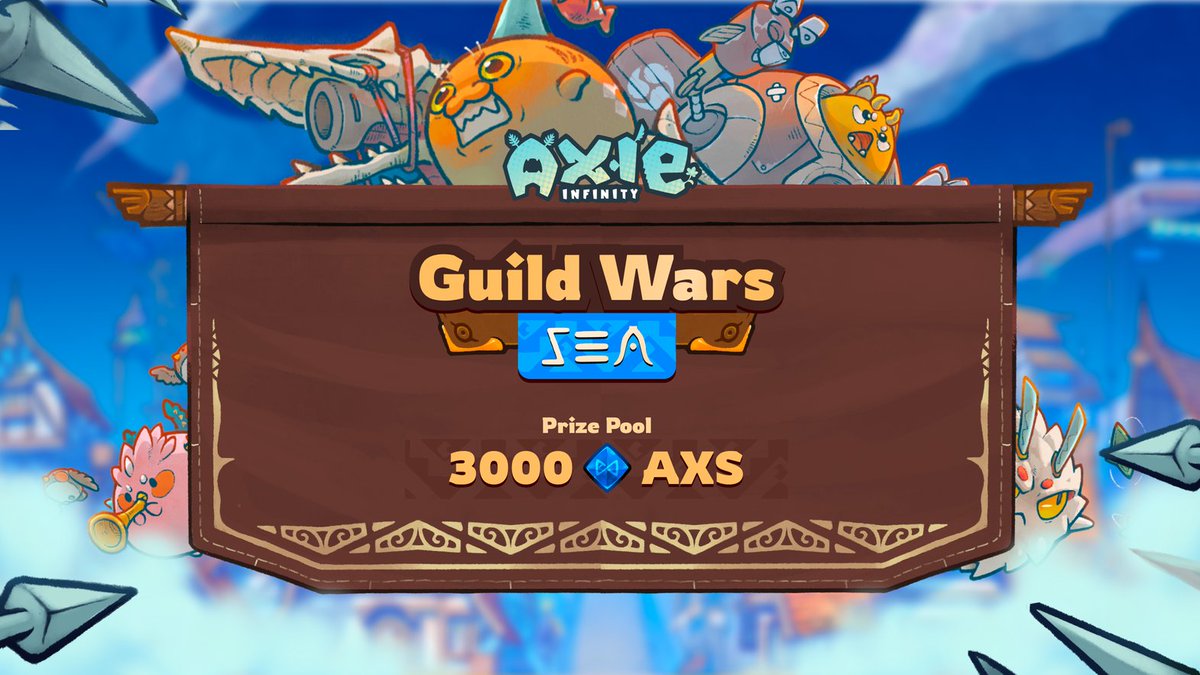 pos2only's tweet photo. Axie Classic Guild Leaderboard Leek 🤫

On March 22nd at 5am UTC, Axie Classic Guild Leaderboard Season 1 will go LIVE.

A new Guild Point system. 10K AXS on the line. A fast-paced, three-week season.

Here’s what you can expect with Thursday’s release👇

The Guild Leaderboard and Guild Points ⚔️
During Season 1, Axie Classic Guilds will compete on the Guild Leaderboard by earning Guild Points. Earn Guild Points by winning battles in the Cursed Coliseum, defeating your opponents in the Grand Tournament’s Knockout Round, and placing axies in the Guild Vault. 

Here’s how your Guild can rack up Guild Points during Season 1:

Cursed Coliseum
- Earn 1 Guild Point for each of your first two victories.
- Earn 2 Guild Points for each of your 3rd, 4th, and 5th victories.
- Earn 3 Guild Points for each of your 6th, 7th, and 8th victories.
- Earn 4 Guild Points for each of your 9th, 10th, and 11th victories.
- Earn 5 Guild Points for your 12th victory.

Grand Tournament Knockout Round
- Earn 1 Guild Point per win in Round 1.
- Earn 2 Guild Points per win in Round 2.
- Earn 3 Guild Points per win in Round 3.
- Earn 4 Guild Points per win in Round 4.
- Earn 5 Guild Points per win in Round 5.

Guild Vault
Place axies in the Guild Vault to earn Guild Points. One unlocked axie in the Guild Vault earns 1 Guild Point per day, up to a maximum of three Guild Points per day. Locked axies that are not yet available for support cannot earn Guild Points.

Guild Points will freeze at the end of a season and reset once a new season starts.

Season 1 Rewards: 10K AXS Prize Pool 🏆
During Axie Classic Season 1, guilds will compete for a piece of the 10K AXS prize pool! That’s a value of about $90K USD. Check out the reward distribution below:

🥇1st place: 2000 AXS
🥈2nd place: 1350 AXS
🥉3rd place: 800 AXS
- 4th place: 600 AXS
- 5th place: 500 AXS
- 6th - 10th place: 400 AXS
- 11th - 15h place: 300 AXS
- 16th - 20th place: 250 AXS

These AXS rewards will be split between the guild’s members and its treasury at a 70/30 ratio: 70% to guild members according to the Guild Points, and 30% to the guild’s treasury managed by the guild’s leader.

Players must have also contributed more than 0.1% of the guild’s total Guild Points to receive a share of the rewards. If not, their portion of the rewards will go to the treasury. 

Here’s an example what that will look like:

Imagine the Kokushibo Guild wins 1st place and receives 2,000 AXS. At the end of the season, 600 AXS will go straight to the Kokushibo Guild Treasury as part of the 30% rule. The guild leader will decide what to do with those rewards.

Next, 1.4K AXS will be split among the guild’s 10 members according to the Guild Points they earned during the season.

If Player A earned a lot of Guild Points, he or she might get 20% of that 1.4K AXS! On the other hand, Player B might only get 5% of that 1.4K AXS because he or she did not earn many GP. 

🚨 IMPORTANT: Grand Tournament Registration

The Grand Tournament is a key source of Guild Points for players. There are only 2 days left to register for the Grand Tournament, so remember to register ASAP. The Knockout Phase starts on March 22nd when the Guild Leaderboard goes live. Remember that getting wins in Knockout Phase allows players to earn Guild Points.

⚠️ Reminder: Win trading is strictly prohibited! Engaging in win trading will result in severe penalties, such as the withholding of rewards and the banning of Axies.

Note: Guild Leaderboards S1 update will not have any balancing changes.

Axie Classic Competitive Circuit 🏆

Last but not least, guilds will earn points every season based on their final placements. The top 8 guilds by total Placement Points will receive an invitation to the Guild Wars LAN Event for the quarter. Placement Points will reset before the following quarter begins. Here’s how the Placement Points distribution works:

- 1st place: 25 points
- 2nd place: 18 points
- 3rd place: 15 points
- 4th place: 12 points
- 5th place: 10 points
- 6th place: 8 points
- 7th place: 6 points
- 8th place: 4 points
- 9th place: 2 points
- 10th place: 1 points

The first LAN Guild War will take place in the Philippines during the offseason of Guild Leaderboard Season 4.

A total of 4 Guild Wars will be held leading up to the Axie World Cup where 8 competing teams will face off to determine the grand champion for the Axie Classic Competitive Circuit. More details coming soon!

Note that Axie Classic Guild LB Season 1 is new ground for everyone. Our teams will gather feedback throughout the season and continue iterating wherever necessary and possible. While real rewards are on the line, please keep in mind that Axie Classic Season 1 is still in an experimental phase! 🤝

That's all for now. See you in the Arena! ⚔️