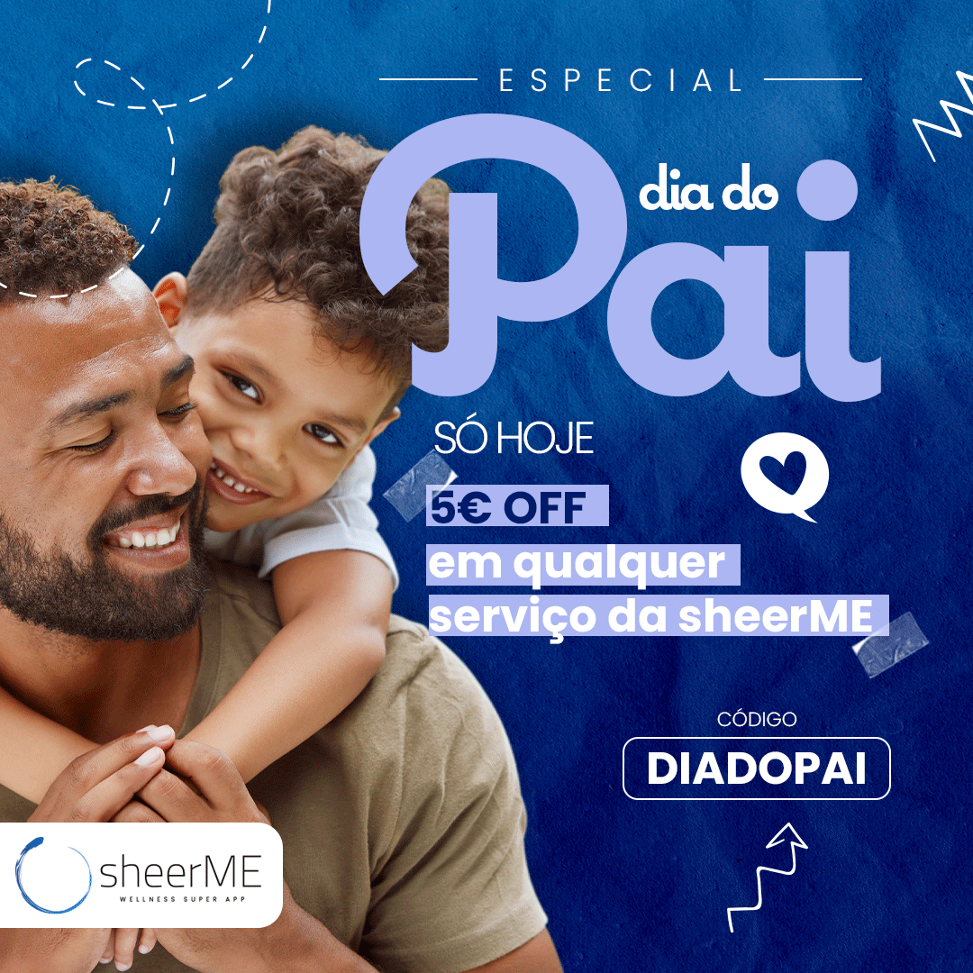 Celebra a beleza da paternidade com a sheerME!💙🧔🏻‍♂️

Aproveita SÓ HOJE 5€ de desconto em qualquer serviço da sheerME com o código: DIADOPAI

Faz já a tua marcação👉bit.ly/sheerME_AppDow…

*Código válido até 19 de março às 23h59min para uma utilização

#sheerme #diadopai