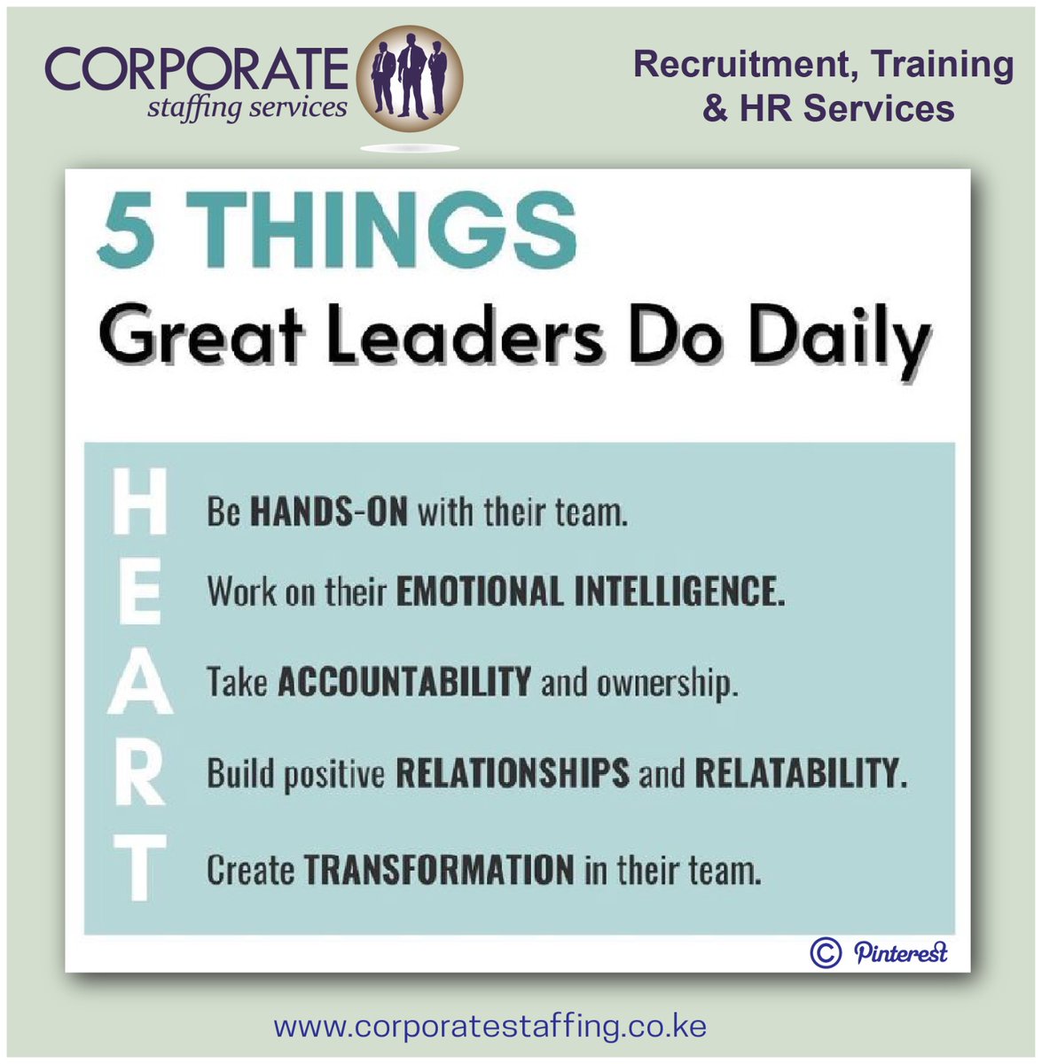 KenyaRecruiters's tweet image. #LeadershipHabits #LeadershipMindset