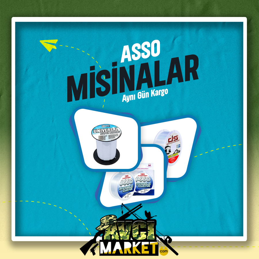 avcimarketnet's tweet photo. Asso misinalar, aynı gün kargo avantajı ile https://t.co/K93mdCzsb0 web sitemizde satışta.
.
https://t.co/A7zUEIprSz
.
#balıkavı #misina #asso https://t.co/yhuoYkQrYh