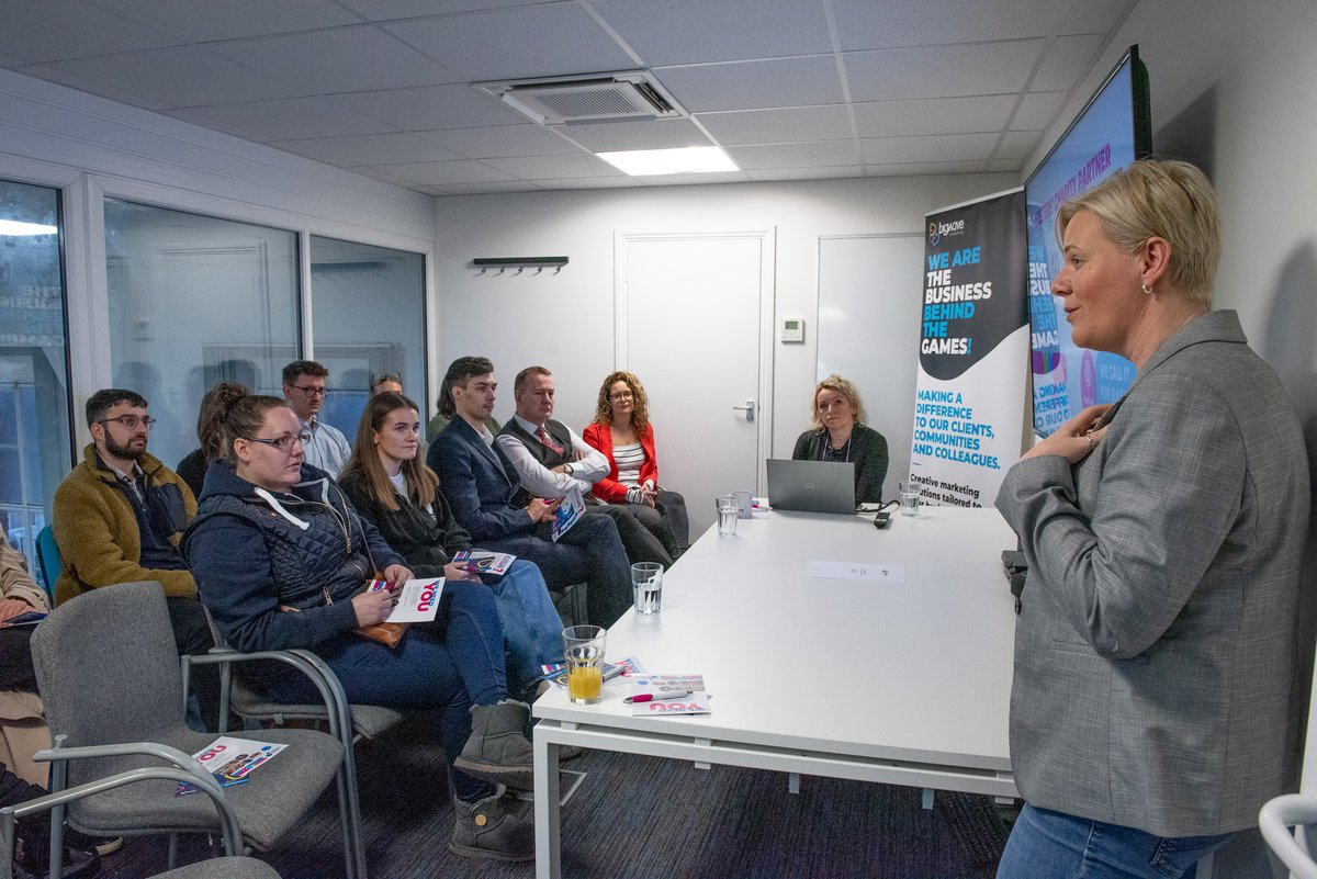 Last week our Head of Marketing Sarah Bailey spoke at the #Exeter @bigwavebizgames launch about our passion for sponsoring these games! For us, the mix of #charityfundraising, #teambuilding and #networking makes this local event such an easy decision for us. See you all there!