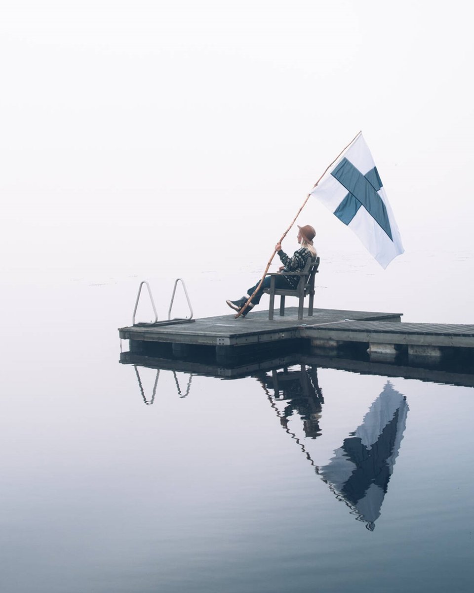Today Finnish flags fly for equality and author Minna Canth, widely acknowledged as #Finland’s first significant female writer and a women's rights champion. 📝Did you know that Finland was the first country to extend women the right to vote and stand for elections, in 1906?
