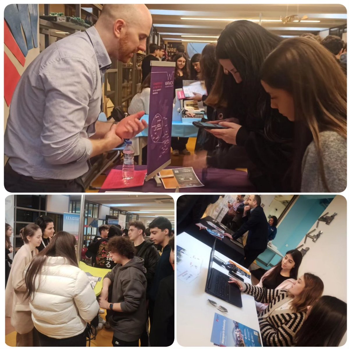 Anadolu Lisesi 10. ve 11.sınıf öğrencilerimiz Global Education Center’ın düzenlediği Yurt Dışı Eğitim ve Kariyer Günü kapsamında çeşitli üniversitelerin stantlarını gezerek bilgi aldılar.🧑‍🎓

#SıraSende 
#BahçeşehirKoleji #bahçeşehirömerli