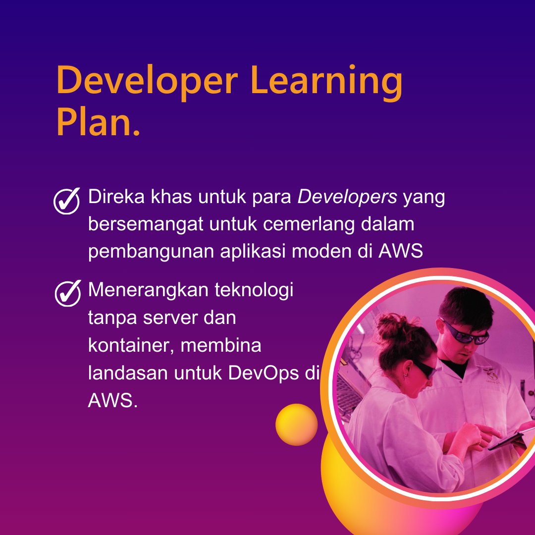 TrainocateM's tweet image. Dari asas-asas ke teknik-teknik yang lebih canggih, temui laluan yang sesuai dengan perjalanan pembelajaran anda.

#CloudUplift #AWS #AWSSkillBuilder #TrainocateMalaysia