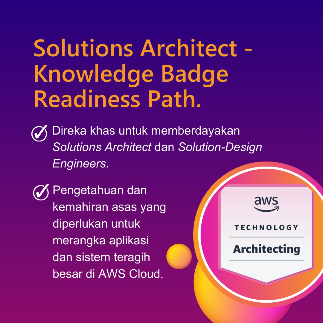 TrainocateM's tweet image. Dari asas-asas ke teknik-teknik yang lebih canggih, temui laluan yang sesuai dengan perjalanan pembelajaran anda.

#CloudUplift #AWS #AWSSkillBuilder #TrainocateMalaysia