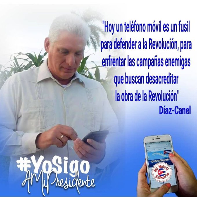 #CubaPorLaVida #CubaEnPaz #YoSigoAMiPresidente #Cuba #LaHabanaDeTodos <a href="/PresidenciaCuba/">Presidencia Cuba 🇨🇺</a>
<a href="/PartidoPCC/">Partido Comunista de Cuba</a> #UnidosXCuba <a href="/DiazCanelB/">Miguel Díaz-Canel Bermúdez</a> <a href="/DrRobertoMOjeda/">Dr. Roberto Morales Ojeda</a> <a href="/MMarreroCruz/">Manuel Marrero Cruz</a>